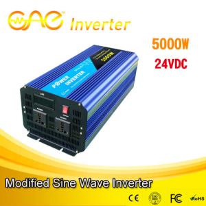 Quality CI-5000 Hot selling modified sine wave car inverter 24v 220v 5000w inverters 12v 220v 50Hz/60H wholesale