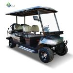 4 6 8 seater Remote Control Electric Sightseeing Limo Golf Cart With 1000kg