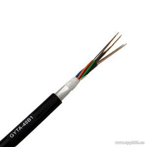 Quality Outdoor 4 Core Fiber Optic Cable Armored Stranded Gyts 4a Fiber Optics Cables wholesale