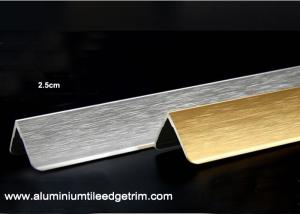 Quality Spanish Brushed 304 Stainless Steel Corner Guards For Drywall 2.5m Length wholesale