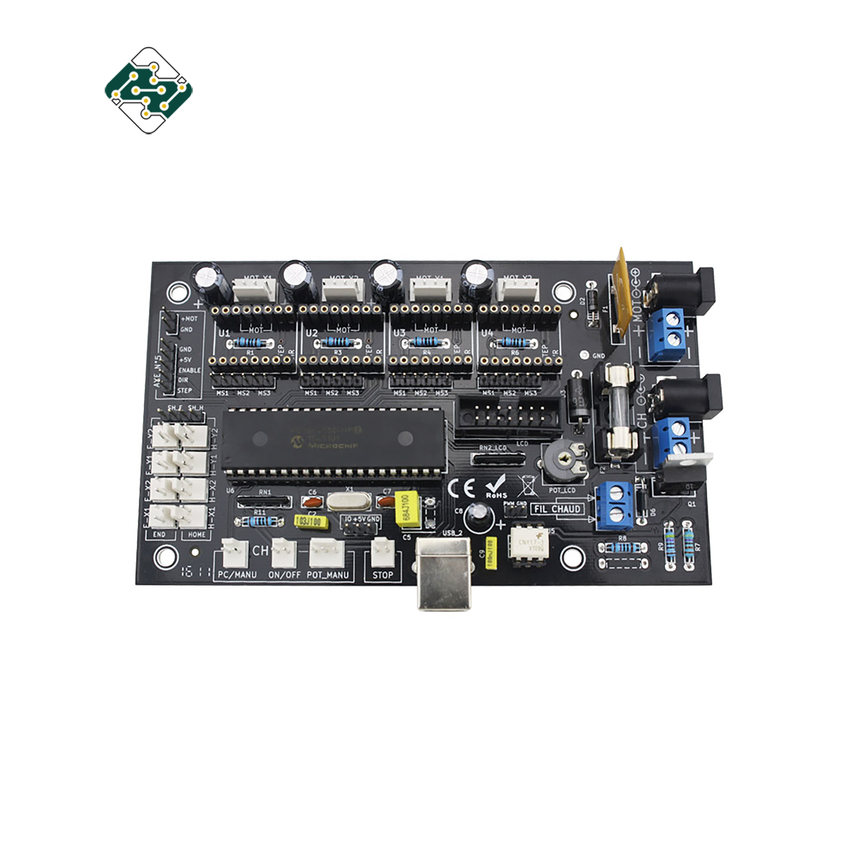 ISO9001 FR4 Electronic Circuit Assembly , Multiscene Flexible Circuit Board