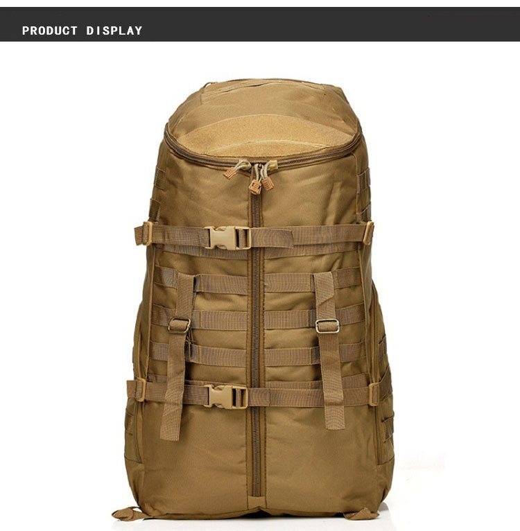 65L Arcuate Shoulder Strap Backpack for Mountaineering and Outdoor Activities