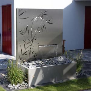 Quality Large Metal Rain Curtain 304 Stainless Steel Water Feature Garden Ornaments wholesale