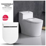 UF Plastic Soft Closing Toilet Seat Lid Automatic For Bathroom Toilet