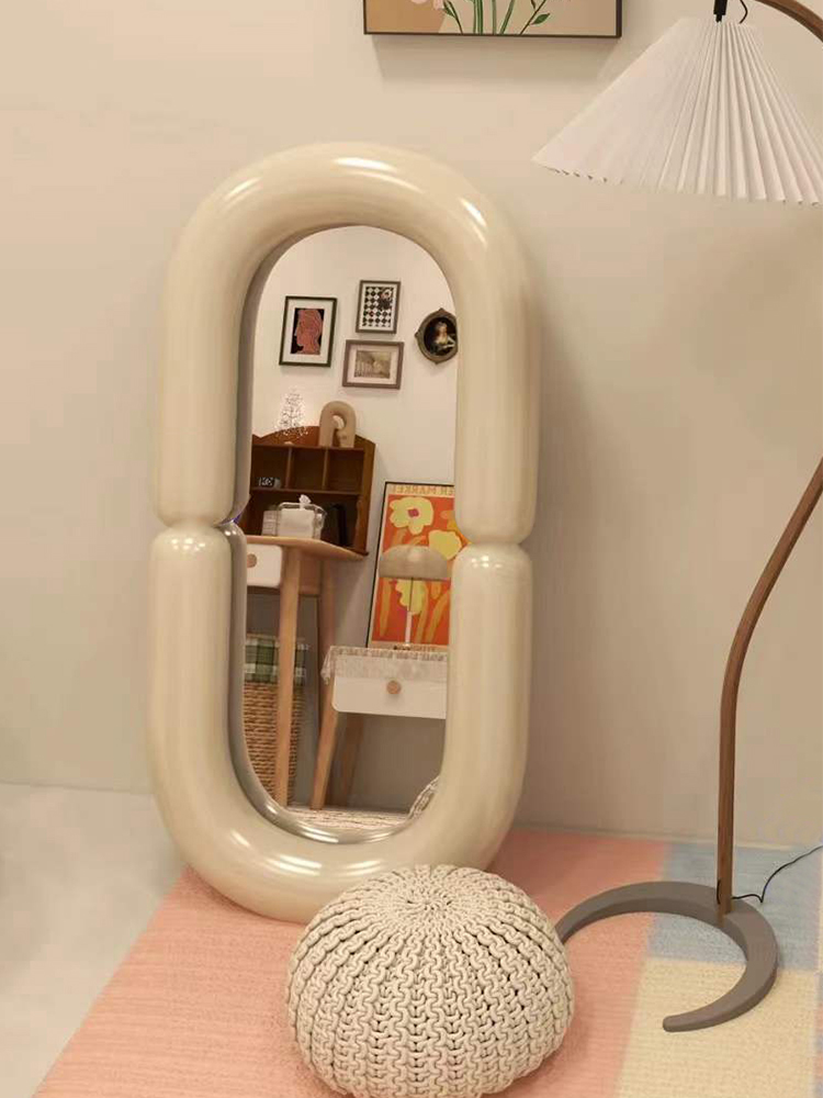 Oval Bathroom Led Wall Full Length Mirror Hanging Vanity Tall Mirror