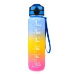 Dust Proof Lid Sport Outdoor Drink Water Bottle Gradient Color Design
