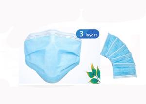Quality Non Woven Disposable Breathable Medical Face Mask With Earloop Anti Virus wholesale