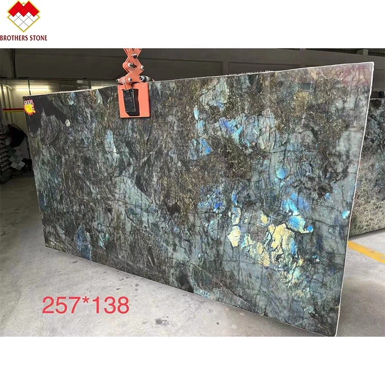 Big Slab Luxury Emerald Blue Onyx Marble from Brazil for Transparent Dinner Table Top