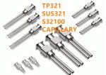 TP321 Stainless Steel Special Alloys Capillary High Temperature Resistance