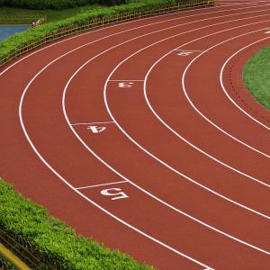 Quality Anti Fatigue 9mm Thickness Jogging Track Material Rubberized Track Surface wholesale