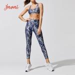 Shinny Sportswear 280gsm Yoga Activewear Sets Running Yoga Leggings Set 2 Piece
