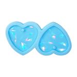MHC Love Shape UV Silicone Epoxy Resin Molds Jewelry Heart Pendant Beads