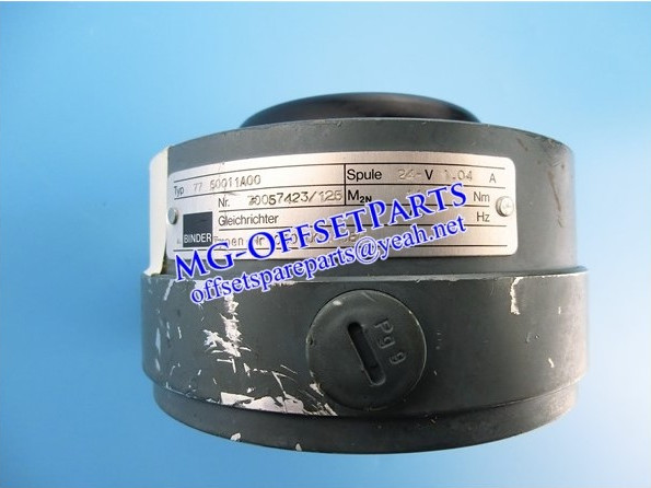 HD CD102 MACHINE BRAKE 776011A00 1,4A24V14NM, C2.105.1331/01, HD OFFSET PRINTING MACHINE ORIGINAL USED P