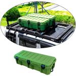 110L Black Green Off Road LLDPE Plastic Tool Car Kit Set Box for Car Roof Top