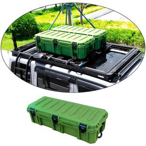 Quality 1200X470X325mm Universal Car Roof Case Portable Hard Tool Box 100% Waterproof Heavy Duty wholesale