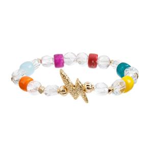 Quality Multi Element Stretchy Crystal Bracelets , mulit color Friendship Bead Bracelets wholesale