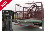 Multi Functional Convenient Steel Ladder Cage Spray Painted For Maintenance