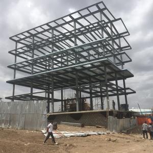 Quality Prefabricated Steel Fabrication Buildings Q355b Q235b Steel Prefab Buildings wholesale