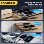 TPE USB A To USB C + L + Watch Cable 3 In 1 Charging Cable 3A ES-X60 Series