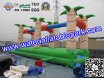 PVC Inflatable Single Lane Slip , Inflatable Water Slide Single Slip