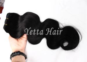 Quality Healthy Full Cuticles Brazilian Remy Virgin Hair Extensions No Fiber No Synthetic wholesale