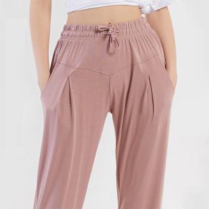 Quality Champion Women's Jersey Joggers Pocket Yoga Pants Loose Breathable wholesale