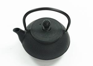 China Matt Black Cheese Fondue Pot 27.5X17.5X2cm Pre Seasoned on sale