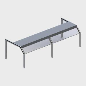 Quality Stainless Steel Investment Casting Products Mini Post Balustrade 304 Satin Surface wholesale