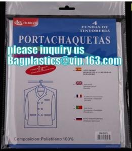 Quality Dry cleaning plastic non-woven garment bags dust cover for clothes storage,Clear Vinyl Showerproof PEVA Plastic Garment wholesale