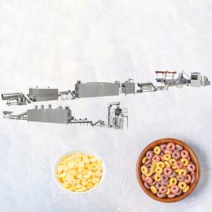 Quality Stainless Steel Breakfast Cereal Production Line Corn Flakes Making Machine wholesale