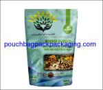 Stand up foil bag with zip lock, stand up aluminium pack bag, doypack with