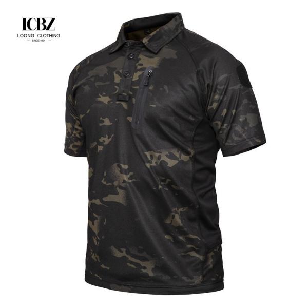 Long Sleeve Tactical Uniform in Woodland Camouflage Customized for Combat