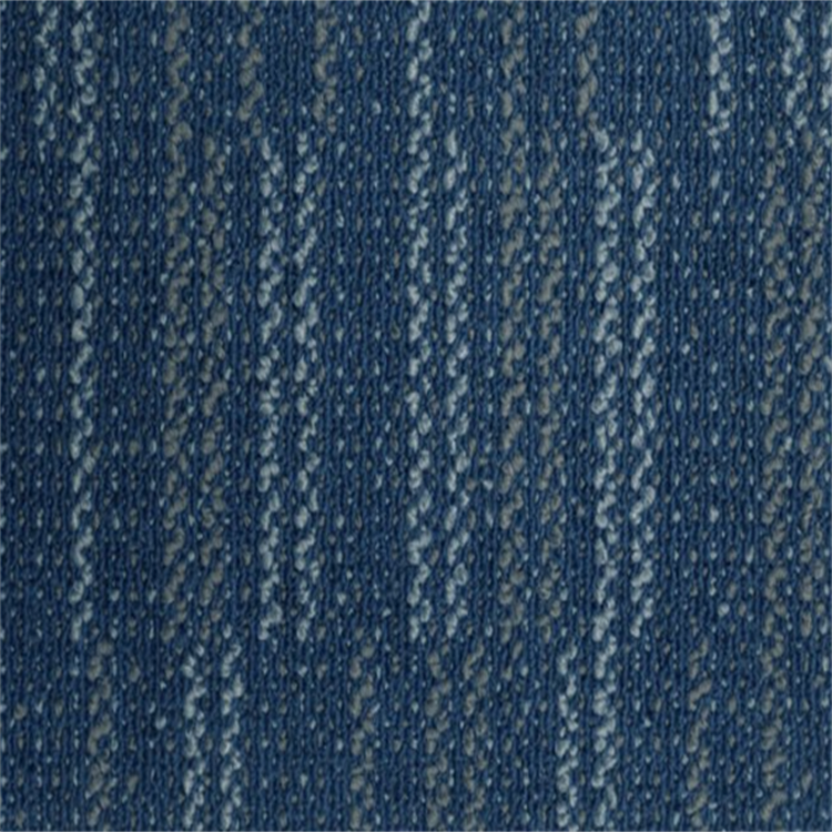 Shaggy machine woven PP carpet tiles for office