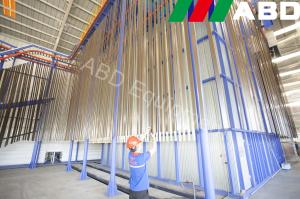 Quality ISO 9001 Electrostatic Automated Powder Coating Line Gas Diesel Heating wholesale