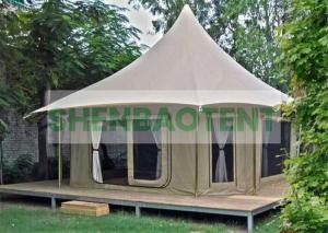 Quality Unique Glamping Luxury Hotel Tents PVDF Outdoor Family Camping Tents Stable wholesale