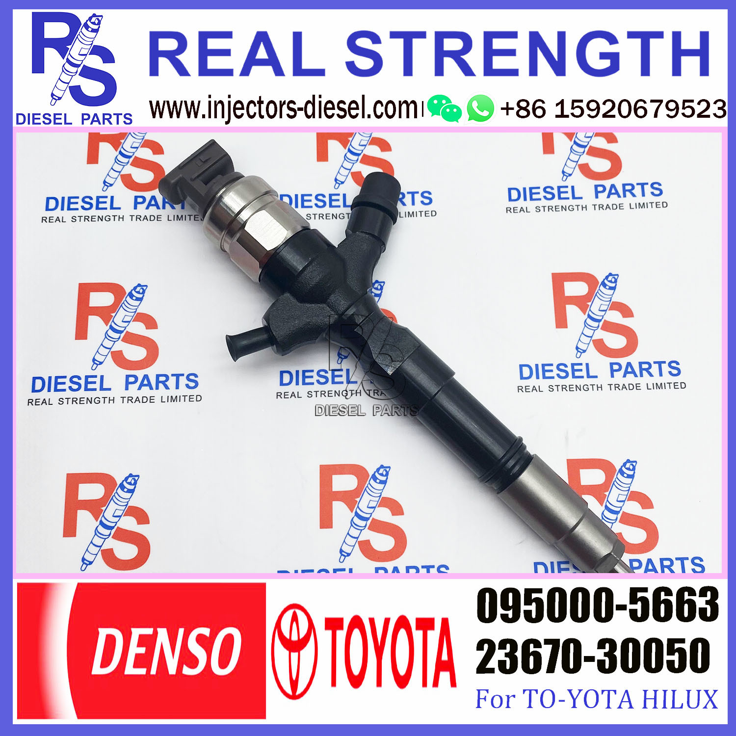 095000-5663 Hot selling nozzle assembly common rail fuel injector 095000-5663 for diesel engine