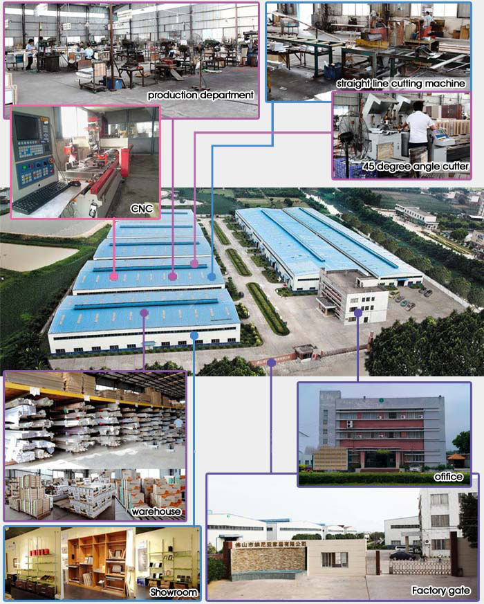 accessories for assembly bedroom shelf cabinet furnitures hardware aluminum wardrobe
