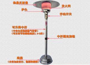 Quality Outside Heating Round Stainless Steel Patio Heater Waterproof Fashion Design wholesale