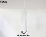 Modern and Minimalist Fabric Chandeliers Restaurants Living Rooms Hotels