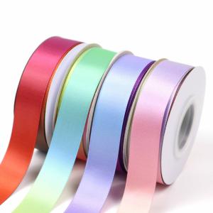 Quality Color Gradual Change Polyester Ribbon 25mm Hot Transfer Printing wholesale