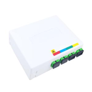Quality 4 Cores Plastic Fiber Optic Faceplate Socket Panel SC Connector For FTTX Indoor 5 wholesale