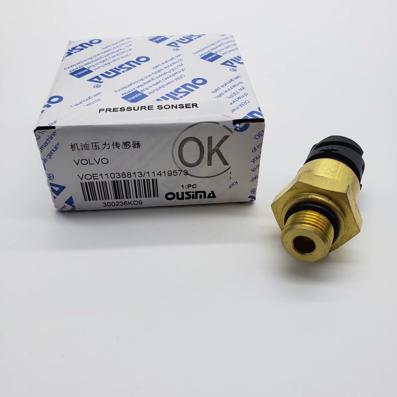 OUSIMSA Oil Pressure Sensor VOE11038813 11419573 Engine Parts Pressure Switch For Excavator