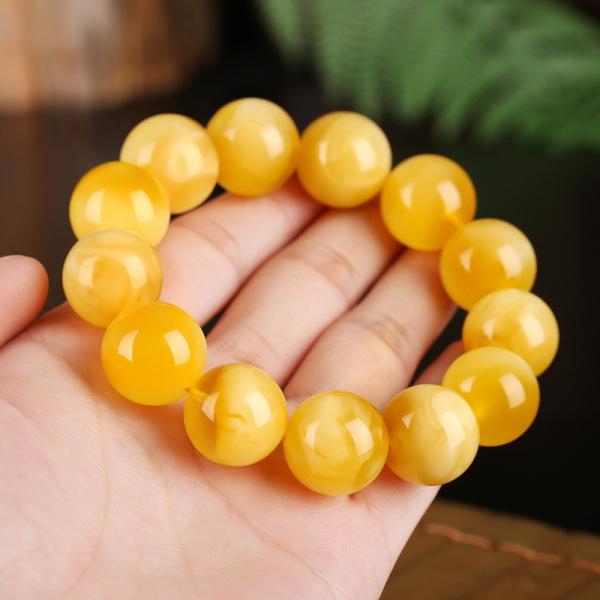 Amber Charm Elastic Natural Gemstone Natural Water Purification Amber Beeswax