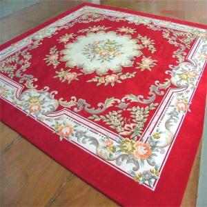 Quality Traditional Handmade Woollen Carpet , Hand Tufted New Zealand Wool Rug wholesale