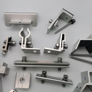 Quality Aluminum Solar Panel Rail Clamps Corrosion Resistant For Solar Brackets System wholesale