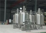 2 Bbl Commercial Beer Brewing Equipment Electric / Steam Heating Source