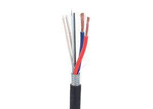 Quality 24 Cores High Speed Transmission G.652D Hybrid Fiber Power Cable wholesale