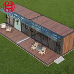 Modern Wooden Log Cabin Prefabricated Prefab Assembled Temporary House Container