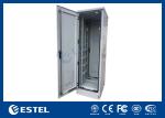 2.5mm Aluminum Outdoor Telecom Cabinet 43U Equipment Enclosures With LED