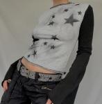 Custom Clothing Factory China Ladies Star Print Color-Block Long-Sleeved
